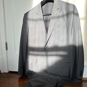 Ralph Lauren Purple Label Gray Suit Size 48L U.S. In Wool